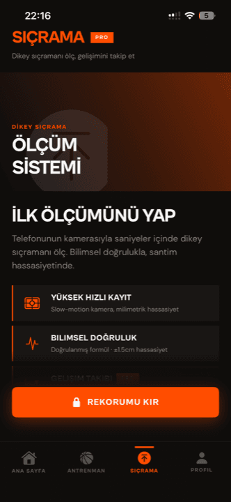 Sıçrama ölçüm sistemi — YÜKSEK HIZLI KAYIT ve BİLİMSEL DOĞRULUK